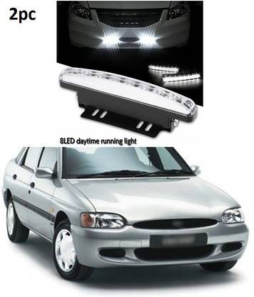 XZRTZ Car Daylight Day Time Daytime Running Light DRL 8 LED Super White Bright Light A22 Car Fancy Lights