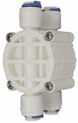 pireti-aqua Four Way Shut off Valve 4 way all side 1/4 inch QC suited for Under the Sink Water Purifier Automatic Control Valves