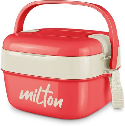 MILTON CUBIC 2 Containers Plastic Office Lunch Box