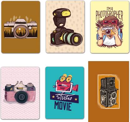 VPRINT QUALITY camera magnet Fridge Magnet Pack of 6