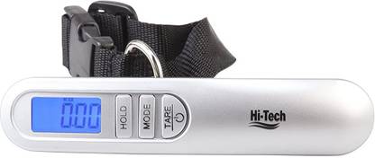HI-TECH 50 kg High Durable Travel Smart Digital Luggage Scale (Silver) Weighing Scale