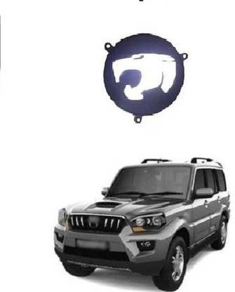 ACCESSOREEZ Car Windshield LONFE66 Silica COB LION FACE DRL With Suction Cups ( LION Face) Car Fancy Lights (WHITE) Car Fancy Lights