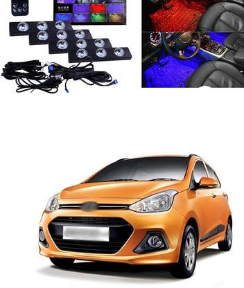 XZRTZ Interior Car LED Lights Under Dash USB Atmosphere 7 Colors Starry Star Multi color Neon DJ RGB Laser Lamps Strip Suitable For Decoration with Wireless Remote Control A81 Car Fancy Lights