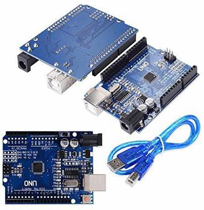 ARDUINO ARDUINO UNO R3 SMD COMPATIBLE BOARD WITH 12 INCH DATA CABLE Double-Sided PCB