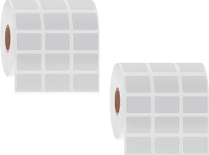 youlogic 30MMX10MM (1.18inch X0.39inch) Barcode Label Thermal Paper Label Stickers (White) 1ROLL 8000 LABELS set of 2 Roll thermal Paper Label