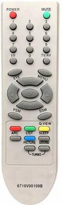 Com C Remote Compatible for All LG CRT TV Remote Control Model No :- 6710V00109B (Please Match The Image with Your Old Remote) रिमोट कंट्रोलर