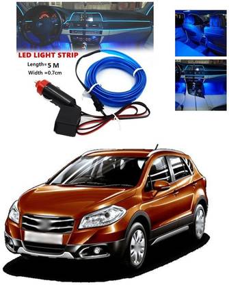 PRTEK EL Wire Car Interior Light Ambient Neon Light For All Car Models With Adapter RG171 Car Fancy Lights