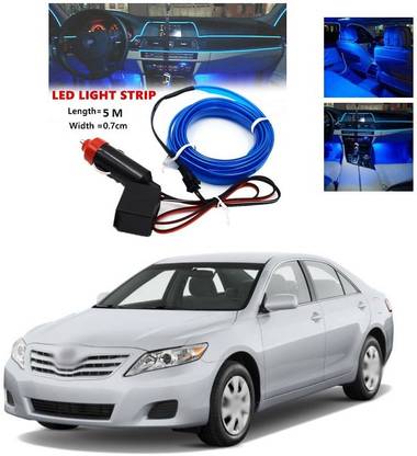PRTEK EL Wire Car Interior Light Ambient Neon Light RG234 Car Fancy Lights