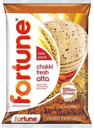 FORTUNE Chakki Fresh Atta, 10 kg