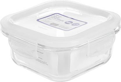 MINISO Square High Borosilicate Glass Food Container 1 Containers Lunch Box