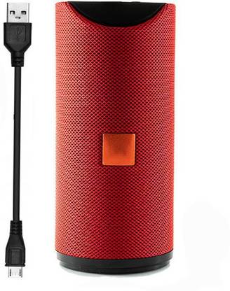 Allmusic (Mobile /Laptop /Computer ) Popularity Wire/Wireless Speaker High Definition Sound Quality With Loud Sound Dual Bass Dual Vibration Splashproof Bluetooth in Built SD,PEND-DRIVE,AUX Line Supported 10 W Bluetooth Speaker