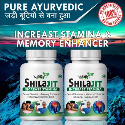 NATURAL Shilajit For Stamina Booster Capsules 100% Ayurvedic