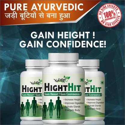 NATURAL Height Hit For Hight Increasing Capsule 100% Ayurvedic