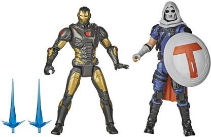 MARVEL Gamerverse 6-inch Collectible Iron Man vs. Taskmaster Action Figure Toys, Ages 4 And Up