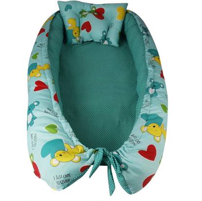 LITTE HUG Cotton Baby Bed Sized Bedding Set