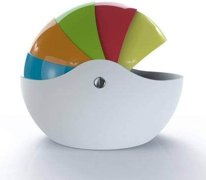 Marmix Plastic Candy Bowl Candy Box Folding Rainbow Candy Bowl Tissue Paper, Fruit Storage, Candy Holder Box 1 pcs.