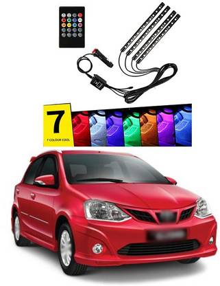 XZRTZ 166 LED DC 12V Music Car Strip Lamp Light For Car Interior Under Dash Lighting Kit with Sound Active Function and Wireless Remote Control C1 Car Fancy Lights