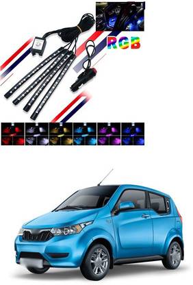 PECUNIA LED 48 DC 12V Multicolour Music Car StripLamp Light For Car Interior Under Dash Lighting Kit with Sound Active Function and Wireless Remote Control X120 Car Fancy Lights