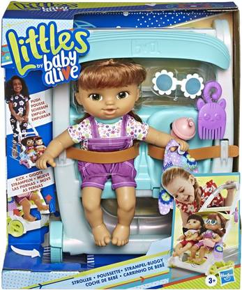 Baby Alive Littles, Push n Kick Stroller, Little Lucy