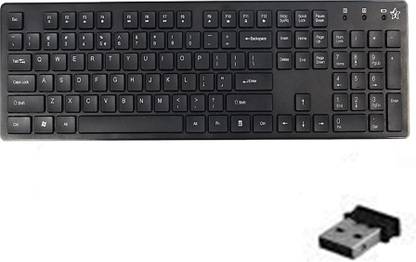 I CALL NAME OF TRUST Original Wireless Keyboard with Nano Receiver Very high speed Wireless Laptop-size Multi-device Keyboard Compatible with Desktop, Laptop, Mac