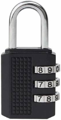 Hyderon black medium lock Combination Lock