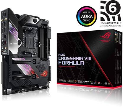 ASUS ROG CROSSHAIR VIII FORMULA AM4Socket ATX AMD X570 Chipset DDR4 Motherboard for Desktop