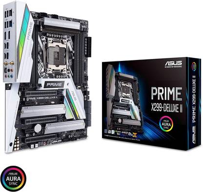 ASUS PRIME-X299-DELUXE-II LGA 2066Socket ATX Intel X299 Chipset DDR4 Motherboard for Desktop