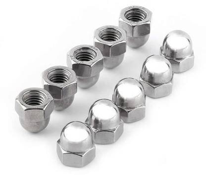 RPI SHOP Nut M6 Dome Cap Nut(Acorn nut), Hex Head Quantity - 25 Pcs