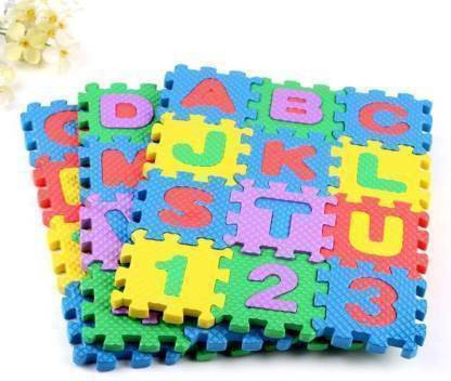 SALEOFF Puzzle Play Mat With English Pop Out Alphabets- Set of 4 pieces (4 Pieces)