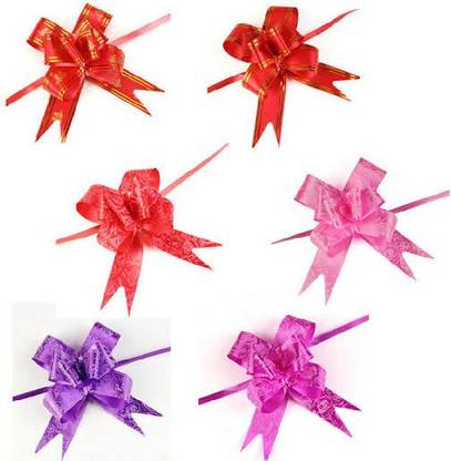 gorgeous moment ribbon bows FOR Pull Flower Gift Wrapping Ribbons gift wrapping, packaging, bows 40PCZ Multicolor PP (Polypropylene) Ribbon