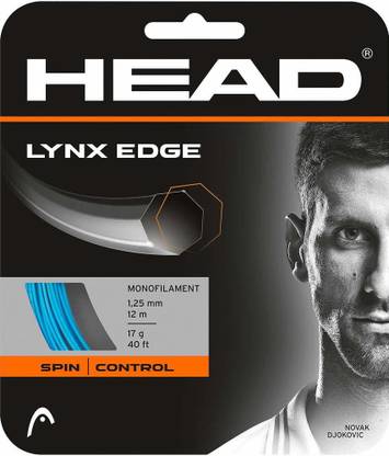 Head Lynx Edge Tennis String 17L (Blue) 1.25 Tennis String - 12 m
