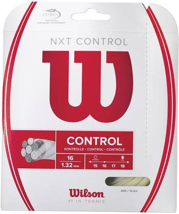 WILSON NXT Control 16 Tennis Racquet String. 1.32 Tennis String - 12.2 m