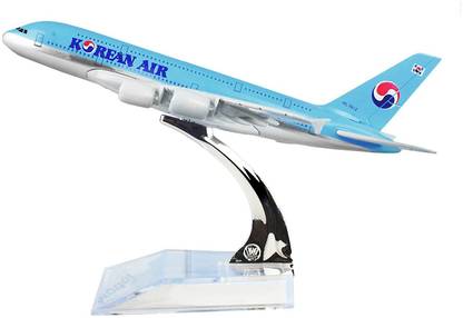 Korean Air 24-Hours A380 Plane Model Airplane Models Birthday Gift