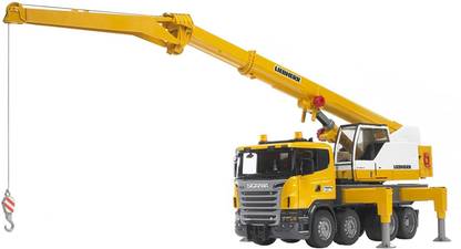 Bruder 3570 Scania R-Series Liebherr Crane Truck, Light And Sound Module