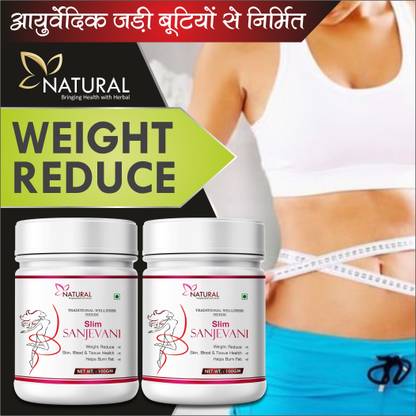 NATURAL Slim Sanjevani Herbal Powder For Fat Burnner 100% Ayurvedic