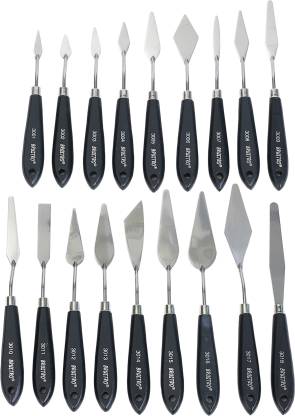 Flipkart.com | BRuSTRO Artists' Palette Knives (Set of 18) (Painting Knives) - pallete knives