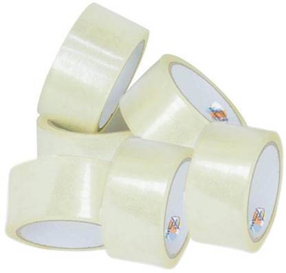 MAJESTIC BASKET Single Handheld Clear Packing Tapes For Home / Office / Commercial use etc (Manual)