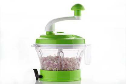 THE SHINING STAR 11 in 1 Manual Food Processor - Chopper, Blender, Atta Maker, Salad Maker, Slicer, Grater, Churner, Peeler Vegetable Chopper