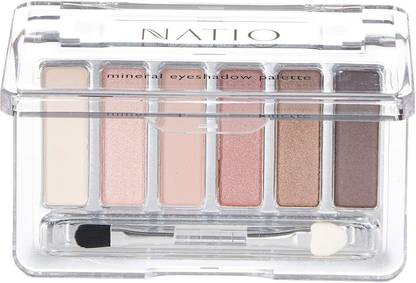 Natio Mineral Eyeshadow Palette - Petals, Pink, 6 g 6 g