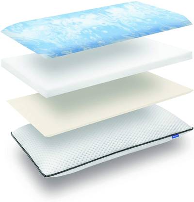 Emma Memory Foam Sleeping Pillow Pack of 2 Solid