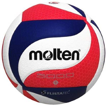 Molten Flistatec Volleyball -- Multicolour Volleyball - Size: 5