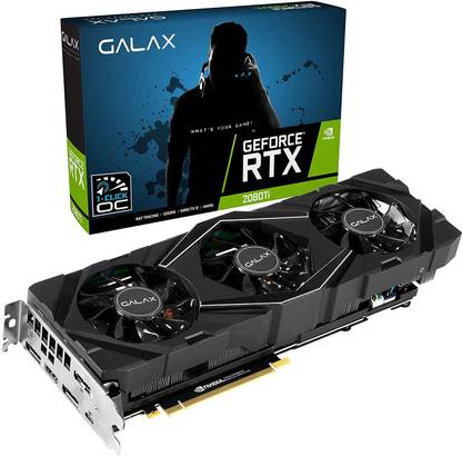 GALAX 2080Ti SG Edition GDDR6 11 GB NVIDIA Chipset 352 bit 1635 MHz Graphics Card