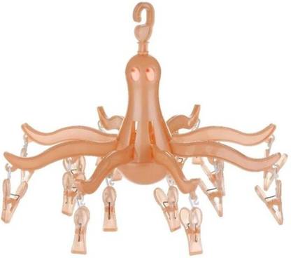 Dolence clover Small Octopus Folding Hanging Dryer Round Folding with 16 Pegs ) Regular Organizer