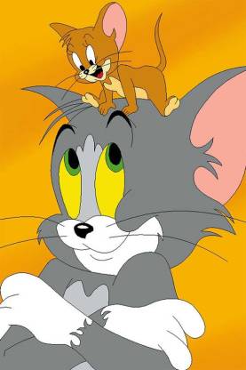 Poster |Tom & Jerry | Cartoon Poster | Wall Décor | Poster For Kids Room | High Resolution -300 GSM Paper Print
