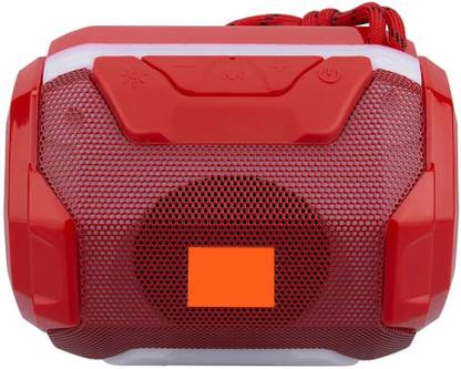 Techobucks 100% brand New Powerful Sound mini Loudspeaker Deep Bass {Mobile/Tablet/PC/Laptop}in Built DJ Light USB,AUX,TF CARD in Built Bluetooth Connectivity 6 W Bluetooth Speaker
