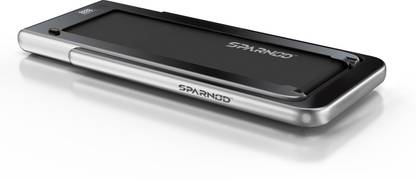 Sparnod Fitness STH-3000 (4 HP PEAK) 2 in1 Folding Smart Treadmill/ Under Desk Walking Pad with Bluetooth Audio Speakers Treadmill (Max Weight:100 kg)