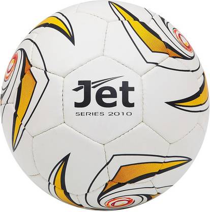 VICKY Jet Football, Size-5, Yellow-White Football - Size: 5