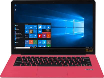Avita Pura AMD Ryzen 5 Quad Core 3500U - (8 GB/512 GB SSD/Windows 10 Home in S Mode) NS14A6INV561-SKGYB Thin and Light Laptop