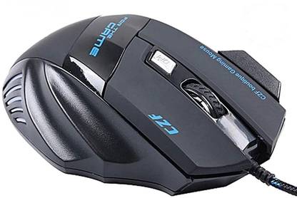 VIBOTON TINJI TJ-08 Wired Gaming Mouse 6D Optical 7 Button LED 5500 DPI USB Computer Mouse Gamer Mice Silent with Backlight for PC Laptop Wired Ambidextrous Optical  Gaming Mouse