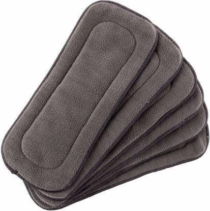 Yourcull Charcoal Bamboo 5 Layer Insert for cloth diaper's - M - L